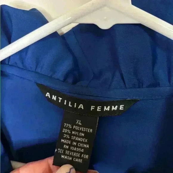 Womens size large antilia femme brand button up blouse, #N481 - Picture 3 of 3